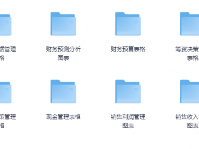 200套专业财务表格精美模板