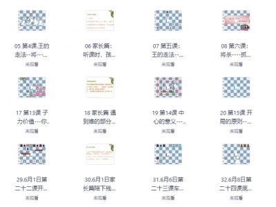 国际象棋入门教程